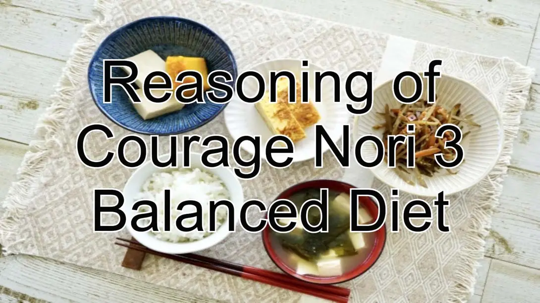 【美版】勇気の推理 海苔３ バランスの良い食事 Reasoning of Courage Nori 3 Balanced Diet-游糖YoTeb