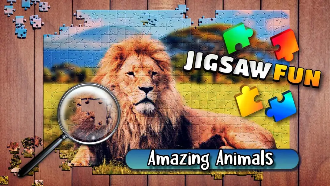 【美版】快乐拼图：迷人的动物 Jigsaw Fun: Amazing Animals-游糖YoTeb