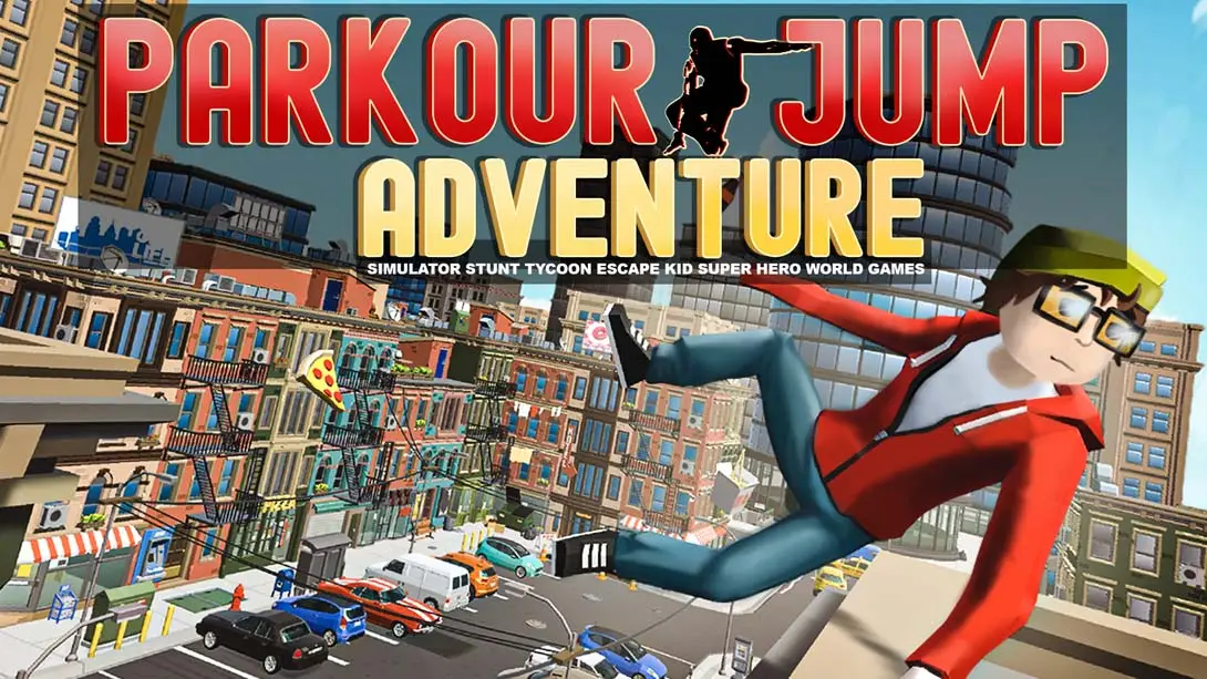 【英版】Parkour Jump Adventure Simulator Stunt Tycoon Ecape Kid-游糖YoTeb