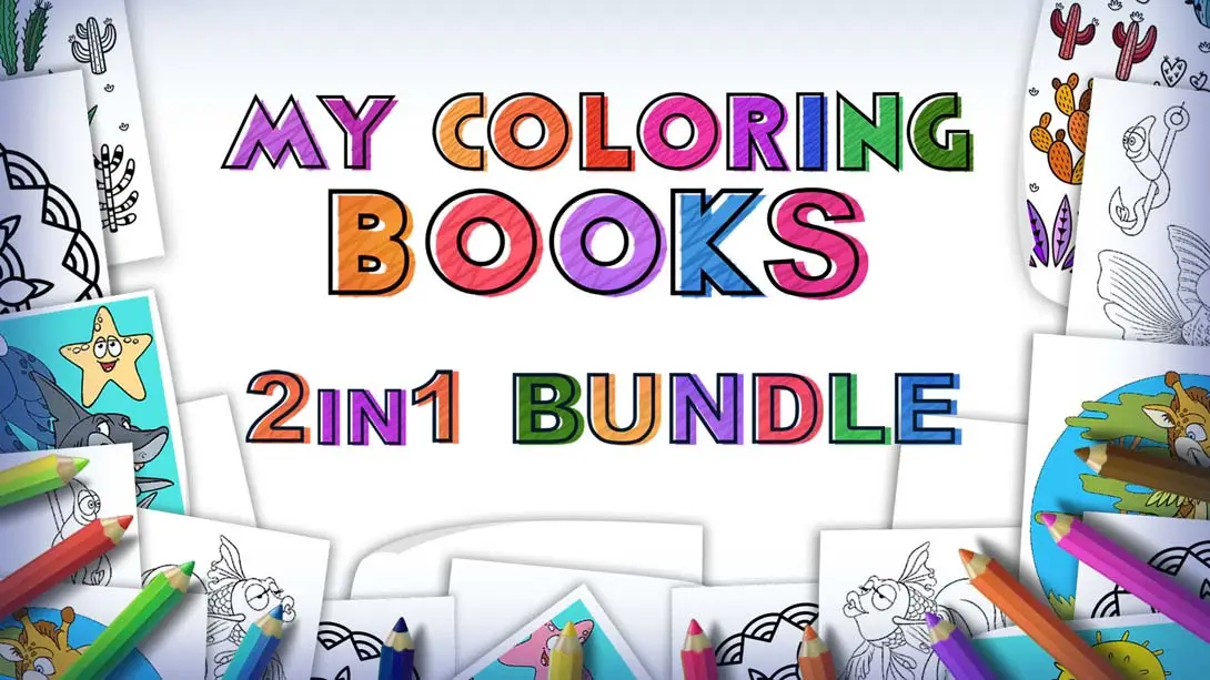 【美版】My Coloring Books - 2 in 1 Bundle-游糖YoTeb