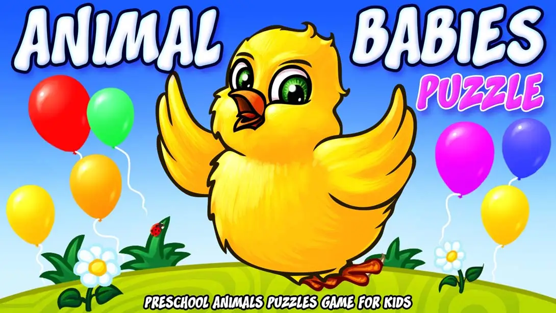 【美版】Animal Babies Puzzle – Top Wooden Preschool Animals Learning Children Kindergart-游糖YoTeb