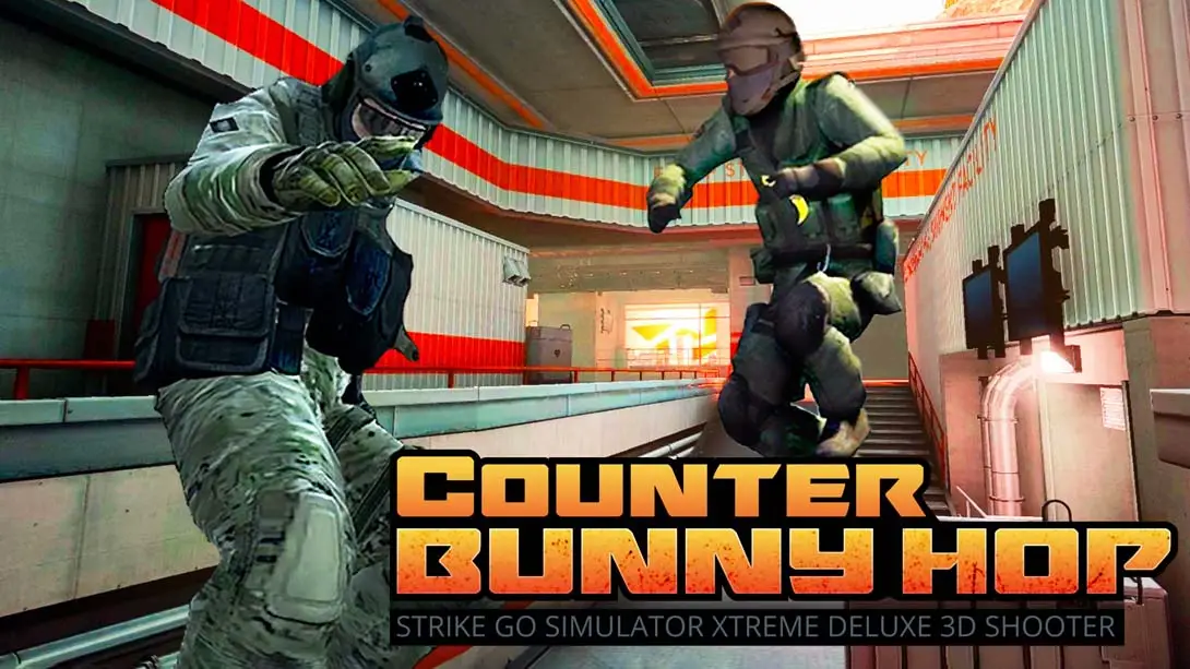 【美版】Counter Bunny Hop Strike Go Simulator Xtreme Deluxe 3D Shooter-游糖YoTeb