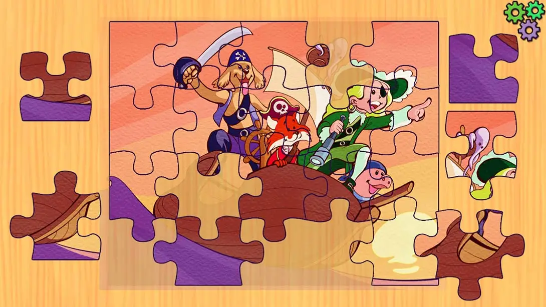 图片[5]-适合儿童和幼儿的教育冒险学习儿童益智游戏Pirates Jigsaw Puzzle – Education Adventure Learning Childre-游糖YoTeb