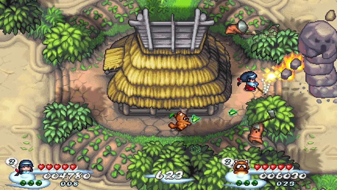 图片[1]-【日版】奇奇怪界 黑斗篷之谜 奇々怪界 黒マントの謎 Pocky & Rocky Black Cloak Mystery-游糖YoTeb