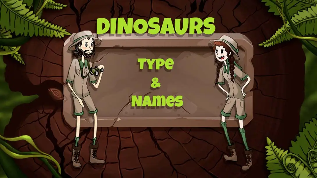 【美版】恐龙的种类和名称 Dinosaurs Types and names-游糖YoTeb