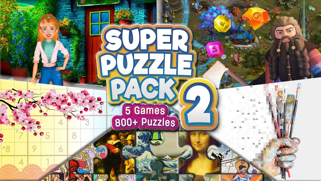 【美版】超级拼图2 Super Puzzle Pack 2-游糖YoTeb