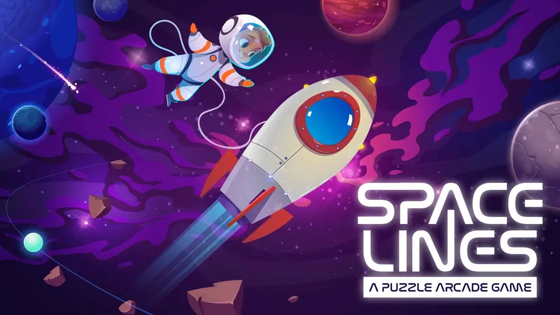 【美版】空间线：益智街机游戏 Space Lines: A Puzzle Arcade Game-游糖YoTeb