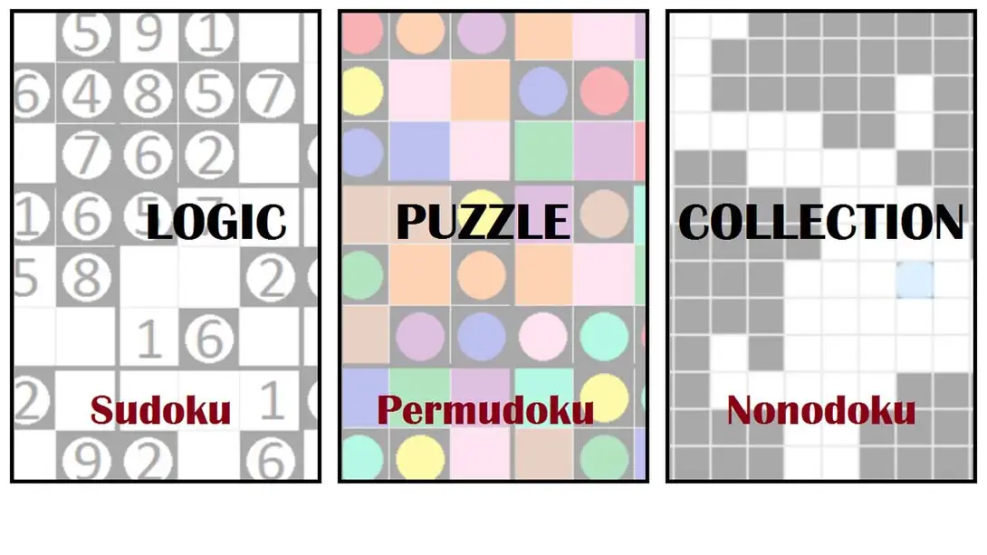 Logic Puzzle Collection: Sudoku – Permudoku – Nonodoku-游糖YoTeb