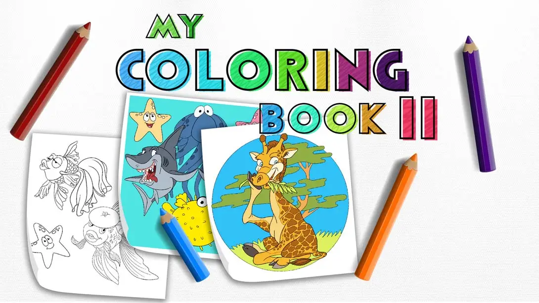 【美版】我的图画书 2 My Coloring Book 2-游糖YoTeb