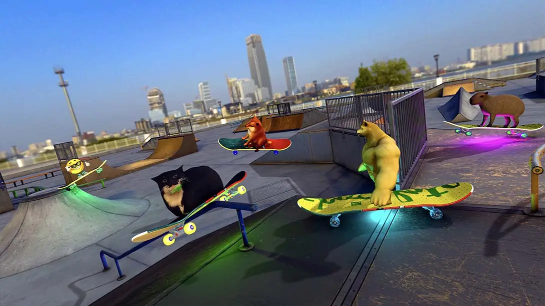 图片[2]-【美版】滑板漂流与麦克斯韦猫:游戏模拟器 Skateboard Drifting with Maxwell Cat: The Game Simulator-游糖YoTeb