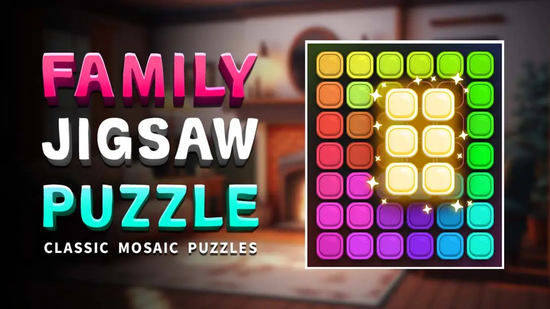 【美版】家庭拼图:经典马赛克拼图 Family Jigsaw Puzzle: Classic Mosaic Puzzles-游糖YoTeb