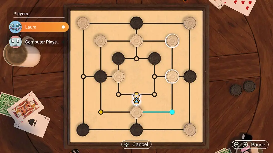 图片[5]-【美版】三合一游戏收藏双陆棋+跳棋+米尔斯 .Backgammon + Checkers + Mills-游糖YoTeb