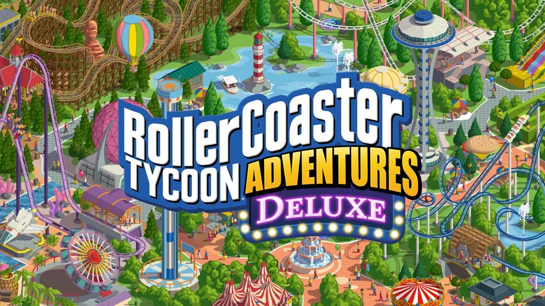 【美版】过山车大亨冒险豪华版 .RollerCoaster Tycoon Adventures Deluxe-游糖YoTeb