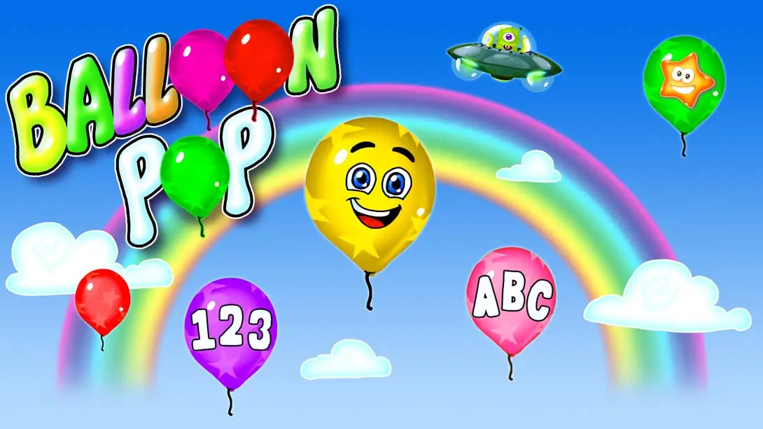 Balloon Pop – 学习字母、数字、颜色、儿童游戏-游糖YoTeb