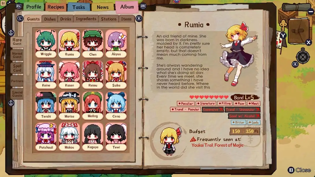 图片[3]-【美版】东方夜雀食堂 .Touhou Mystia’s Izakaya-游糖YoTeb