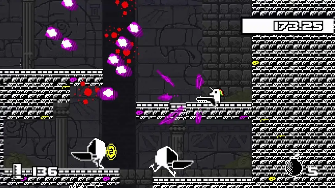 图片[1]-【美版】单色世界：1-bit 独角兽冒险 Unichrome: A 1-Bit Unicorn Adventure-游糖YoTeb