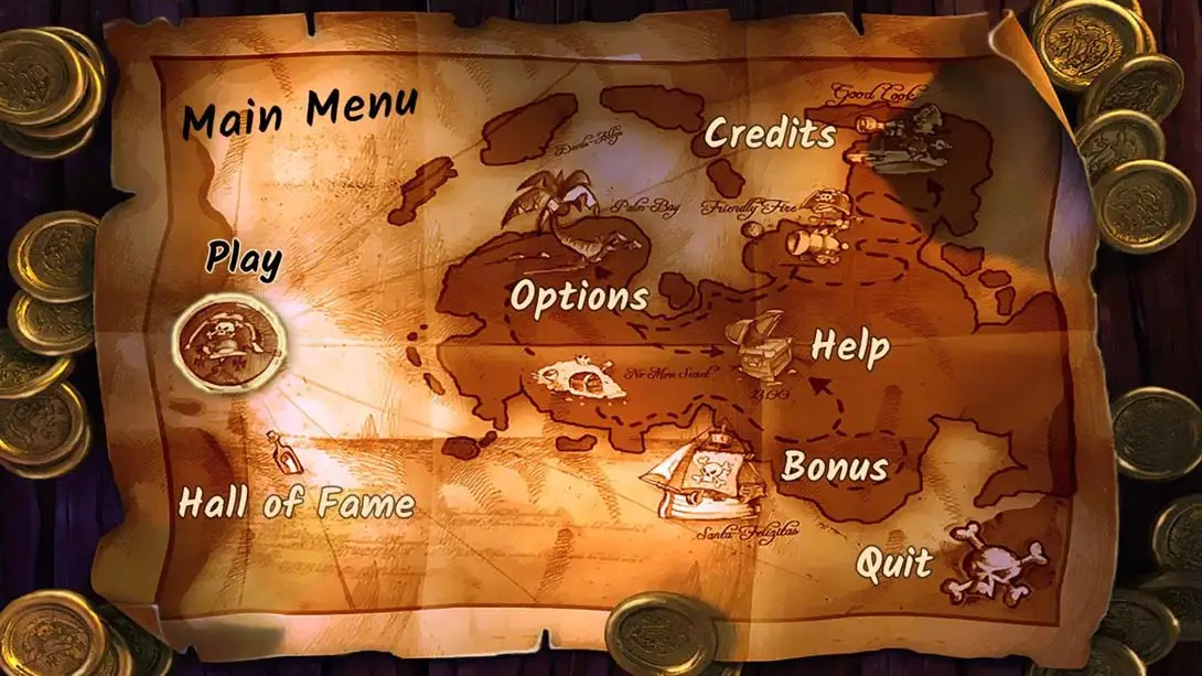 图片[3]-【美版】摩尔洪海贼团 – 疯鸡海贼团  Moorhuhn Pirates – Crazy Chicken Pirates-游糖YoTeb