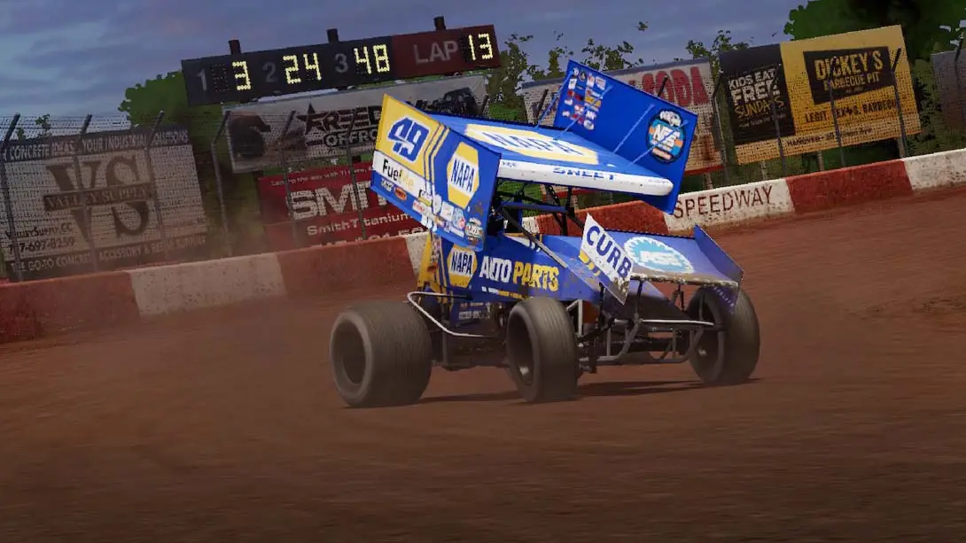 图片[1]-【美版】亡命之徒世界 暴走汽车大赛23 .World of Outlaws Dirt Racing ’23 Edition-游糖YoTeb