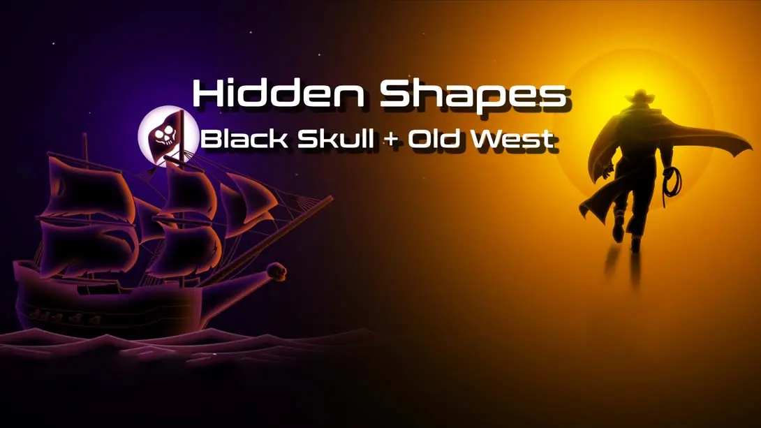 【美版】隐藏形状黑色头骨+旧西部 Hidden Shapes: Black Skull + Old West-游糖YoTeb