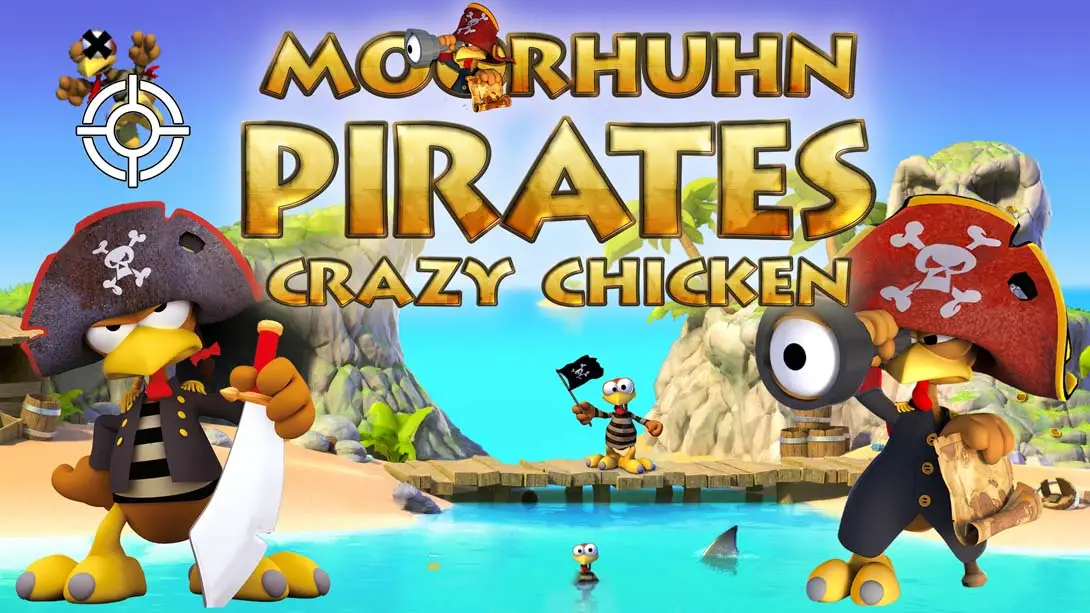 【美版】摩尔洪海贼团 – 疯鸡海贼团 Moorhuhn Pirates – Crazy Chicken Pirates-游糖YoTeb