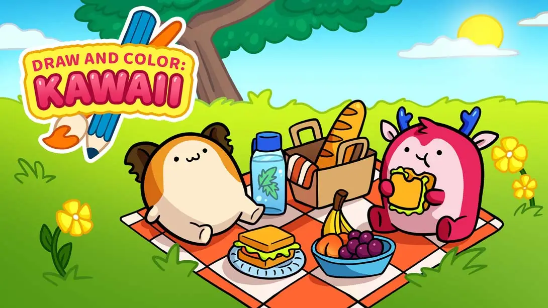 【美版】DRAW AND COLOR KAWAII-游糖YoTeb