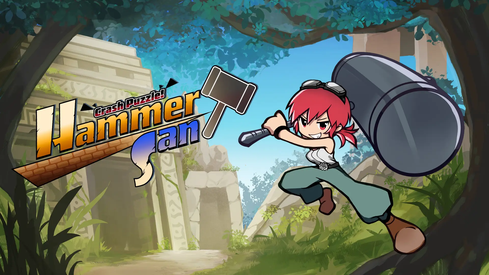 【美版】铁锤拼图 锤子先生 .Crash Puzzle Hammer-San-游糖YoTeb