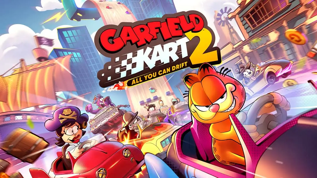 【美版】加菲猫卡丁车 2 漂移无极限 .Garfield Kart 2 - All You Can Drift-游糖YoTeb