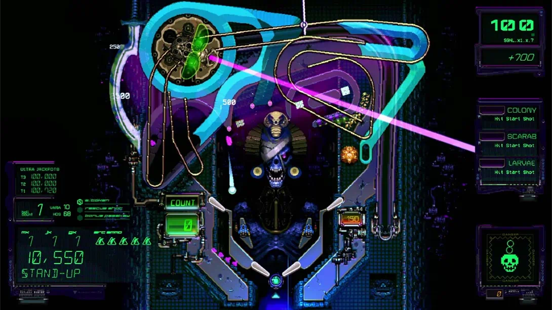 图片[2]-【美版】异种弹珠台 敌对弹球行动 .XENOTILT HOSTILE PINBALL ACTION-游糖YoTeb