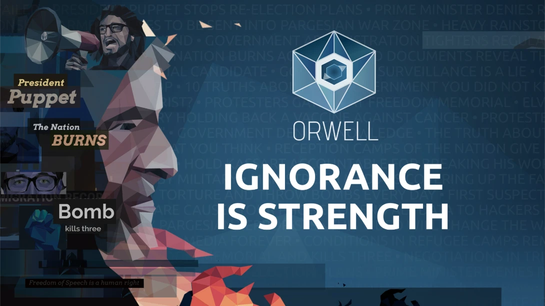 【美版】奥威尔 无知就是力量 .Orwell Ignorance is Strength-游糖YoTeb
