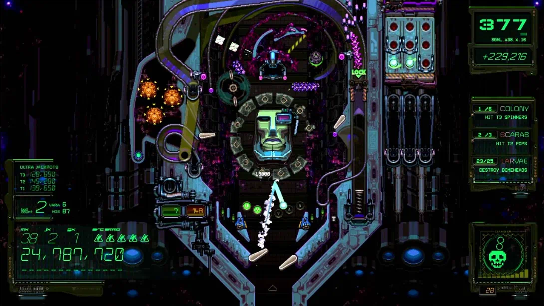 图片[1]-【美版】异种弹珠台 敌对弹球行动 .XENOTILT HOSTILE PINBALL ACTION-游糖YoTeb