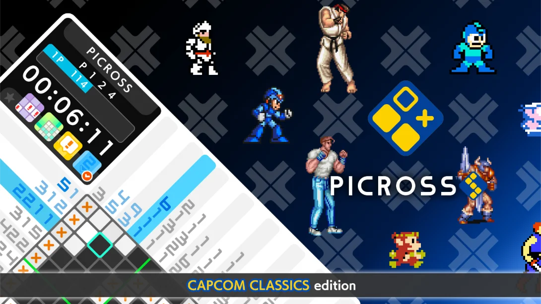 【美版】绘图方块S CAPCOM经典特别版 .PICROSS S CAPCOM CLASSICS edition-游糖YoTeb